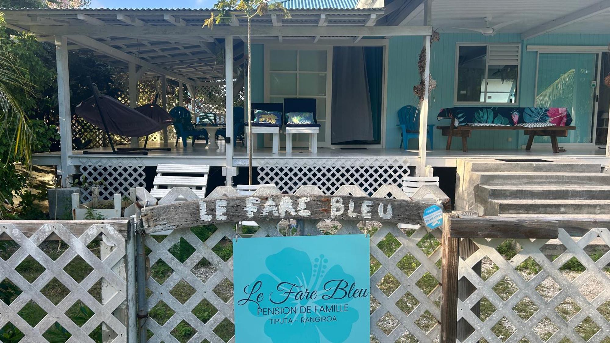 Le Fare Bleu Tiputa Rangiroa公寓 外观 照片
